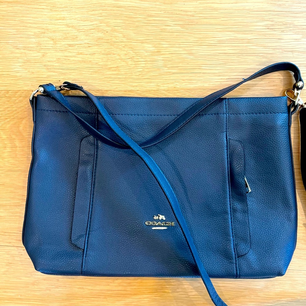 Coach blue purse